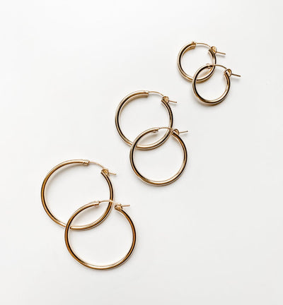 Glam Hoop Earrings - Everlove Jewelry Co.