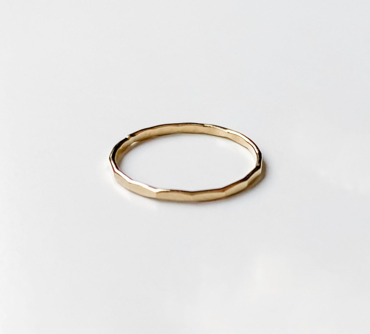 Hammered Stacking Ring - Everlove Jewelry Co.